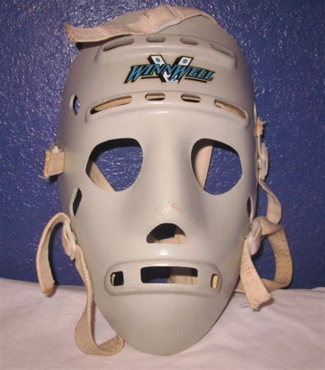 vintage hockey goalie mask